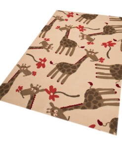 Vloerkleed Giraf Bambini 103062 - overzicht schuin, thumbnail Vloerkleed Giraf Bambini 103062 - overzicht schuin, thumbnail