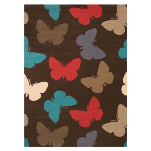 Vloerkleed Vlinders Bambini 103071 - overzicht boven