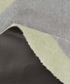 Vloerkleed konijn Niños - groen/grijs - Wasbaar 30°C - close up