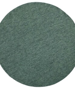 Rond vloerkleed binnen & buiten Miami - groen/crème - overzicht boven, thumbnail Rond vloerkleed binnen & buiten Miami - groen/crème - overzicht boven, thumbnail