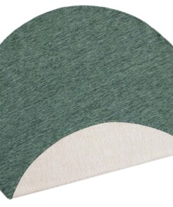 Rond vloerkleed binnen & buiten Miami - groen/crème - overzicht boven, thumbnail Rond vloerkleed binnen & buiten Miami - groen/crème - overzicht boven, thumbnail