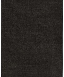 Binnen & buiten vloerkleed effen Miami - zwart/crème - overzicht boven, thumbnail