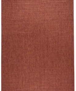 Binnen & buiten vloerkleed effen Miami - terracotta/crème - overzicht boven, thumbnail Binnen & buiten vloerkleed effen Miami - terracotta/crème - overzicht boven, thumbnail