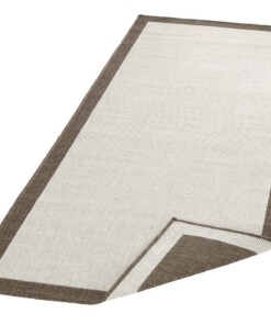 Loper binnen & buiten Panama - bruin/crème - overzicht schuin, thumbnail Loper binnen & buiten Panama - bruin/crème - overzicht schuin, thumbnail