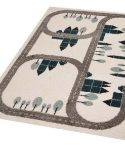 Speelkleed country road - crème/grijs - overzicht schuin, thumbnail