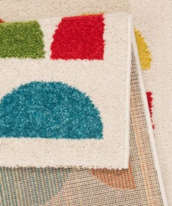 Kindervloerkleed kleurige bubbels Vini - meerkleurig - close up, thumbnail Kindervloerkleed kleurige bubbels Vini - meerkleurig - close up, thumbnail