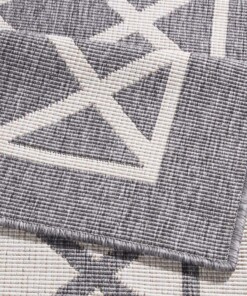 Loper binnen & buiten ruiten Sydney - grijs/crème - close up, thumbnail