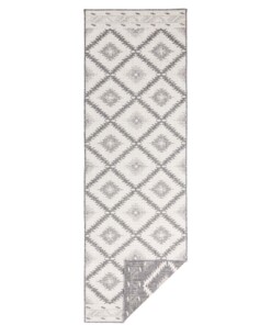 Loper binnen & buiten ruiten Malibu - grijs/crème - overzicht boven, thumbnail