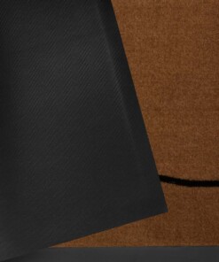 Deurmat "Cozy Welcome" - bruin/antraciet - wasbaar 30°C - close up, thumbnail Deurmat "Cozy Welcome" - bruin/antraciet - wasbaar 30°C - close up, thumbnail