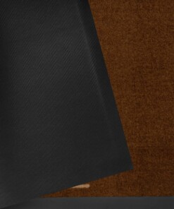 Deurmat "Home Sweet Home" - bruin/crème - wasbaar 30°C - close up, thumbnail