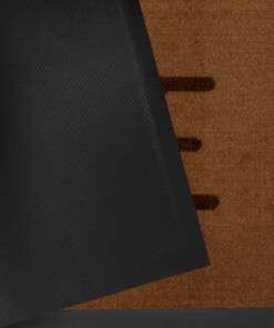 Deurmat “Lovely Home” – bruin – wasbaar 30°C - close up, thumbnail