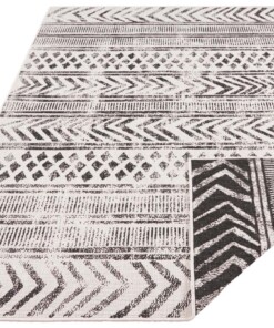 Binnen & Buiten vloerkleed Biri - zwart/crème - overzicht schuin, thumbnail Binnen & Buiten vloerkleed Biri - zwart/crème - overzicht schuin, thumbnail