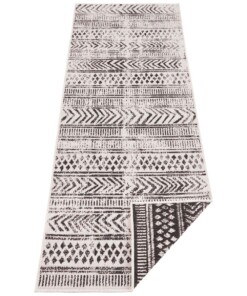 Loper binnen & buiten Biri - zwart/crème - overzicht schuin, thumbnail Loper binnen & buiten Biri - zwart/crème - overzicht schuin, thumbnail