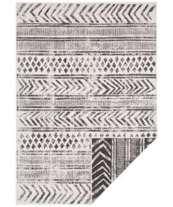 Binnen & Buiten vloerkleed Biri - zwart/crème - overzicht boven, thumbnail Binnen & Buiten vloerkleed Biri - zwart/crème - overzicht boven, thumbnail