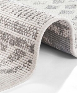 Loper binnen & buiten Biri - grijs/crème - close up, thumbnail