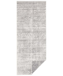 Loper binnen & buiten Biri - grijs/crème - overzicht boven, thumbnail