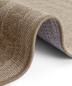 Jute buitenkleed ruiten Limonero - beige/bruin - close up, thumbnail Jute buitenkleed ruiten Limonero - beige/bruin - close up, thumbnail