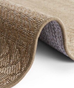Jute buitenkleed ruiten Granado - beige/bruin - close up, thumbnail Jute buitenkleed ruiten Granado - beige/bruin - close up, thumbnail