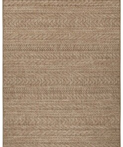 Jute buitenkleed ruiten Granado - beige/bruin - overzicht boven
