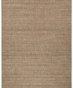 Jute buitenkleed ruiten Granado - beige/bruin - overzicht boven