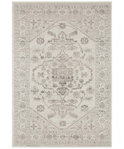 Binnen & buiten vloerkleed vintage Navarino - crème taupe - overzicht boven