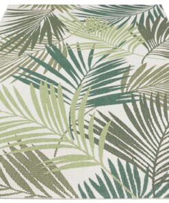 Buitenkleed palm Vai - groen/crème - overzicht schuin, thumbnail Buitenkleed palm Vai - groen/crème - overzicht schuin, thumbnail