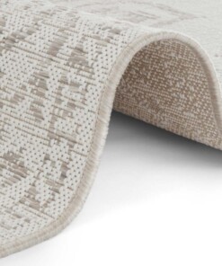 Binnen & buiten vloerkleed vintage Tilos - crème/beige - close up, thumbnail