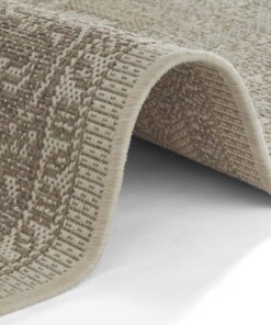 Binnen & buiten vloerkleed vintage Anjara - taupe/beige - close up, thumbnail Binnen & buiten vloerkleed vintage Anjara - taupe/beige - close up, thumbnail