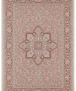 Binnen & buiten vloerkleed vintage Anjara - terra/rood - overzicht boven, thumbnail Binnen & buiten vloerkleed vintage Anjara - terra/rood - overzicht boven, thumbnail