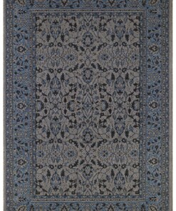 Binnen & buiten vloerkleed Konya - azuur/antraciet - overzicht boven, thumbnail Binnen & buiten vloerkleed Konya - azuur/antraciet - overzicht boven, thumbnail