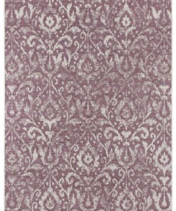 Binnen & buiten vloerkleed Hatta - paars/taupe - overzicht boven, thumbnail Binnen & buiten vloerkleed Hatta - paars/taupe - overzicht boven, thumbnail