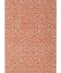 Binnen & buiten vloerkleed Hatta - terra/taupe - overzicht boven, thumbnail Binnen & buiten vloerkleed Hatta - terra/taupe - overzicht boven, thumbnail