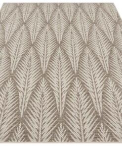 Binnen & buiten vloerkleed Pella - taupe/beige - overzicht schuin, thumbnail