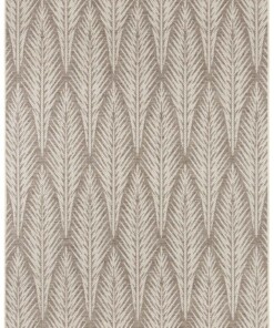 Binnen & buiten vloerkleed Pella - taupe/beige - overzicht boven