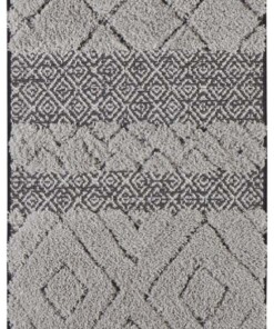 Vloerkleed 3D effect Todra - zwart/grijs - overzicht boven, thumbnail