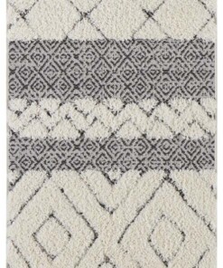 Vloerkleed 3D effect Todra - zwart/crème - overzicht boven, thumbnail