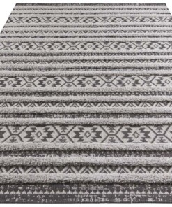 Vloerkleed 3D effect Sebou - grijs/zwart - overzicht schuin, thumbnail Vloerkleed 3D effect Sebou - grijs/zwart - overzicht schuin, thumbnail