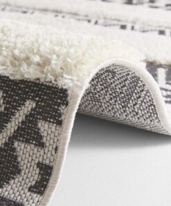 Vloerkleed 3D effect Temara - antraciet/grijs - close up, thumbnail Vloerkleed 3D effect Temara - antraciet/grijs - close up, thumbnail