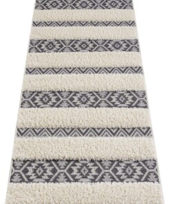 Vloerkleed 3D effect Temara - antraciet/grijs - overzicht schuin, thumbnail Vloerkleed 3D effect Temara - antraciet/grijs - overzicht schuin, thumbnail