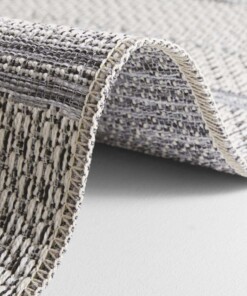 Elle Decoration buiten vloerkleed Marne - crème/grijs - close up, thumbnail Elle Decoration buiten vloerkleed Marne - crème/grijs - close up, thumbnail