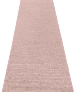 Effen vloerkleed Supersoft - oudroze - overzicht schuin, thumbnail