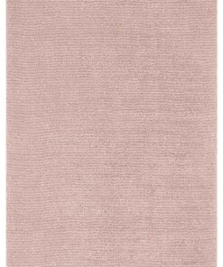 Effen vloerkleed Supersoft - oudroze - overzicht boven, thumbnail