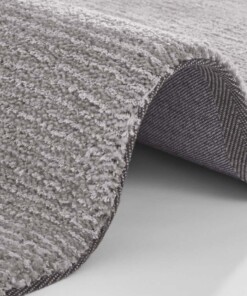 Effen vloerkleed Supersoft - lichtgrijs - close up, thumbnail