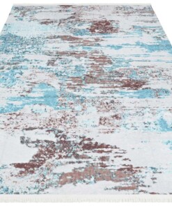 Design vloerkleed met franjes Keon - blauw/grijs - overzicht schuin, thumbnail Design vloerkleed met franjes Keon - blauw/grijs - overzicht schuin, thumbnail