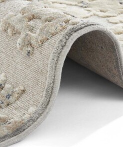 Design vloerkleed 3D Arroux Elle Decoration - grijs/zilver - close up, thumbnail