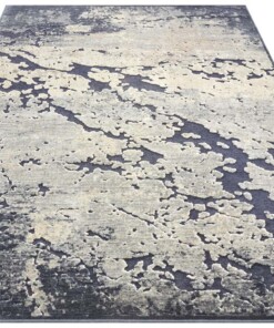 Design vloerkleed 3D Arroux Elle Decoration - donkerblauw - overzicht schuin, thumbnail Design vloerkleed 3D Arroux Elle Decoration - donkerblauw - overzicht schuin, thumbnail