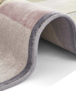 Design vloerkleed 3D Creuse Elle Decoration - lichtgrijs/pastel - close up, thumbnail