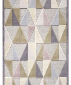 Design vloerkleed 3D Creuse Elle Decoration - lichtgrijs/pastel - overzicht boven, thumbnail