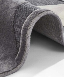 Design vloerkleed 3D Creuse Elle Decoration - donkergrijs/pastel - close up, thumbnail