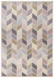 Design vloerkleed 3D Loire Elle Decoration - pastel/multi - overzicht boven, thumbnail Design vloerkleed 3D Loire Elle Decoration - pastel/multi - overzicht boven, thumbnail